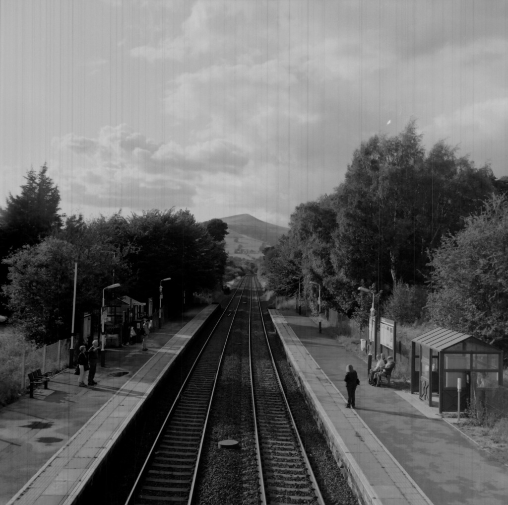 Lose Hill from the station at Hope.